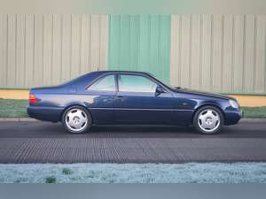 1995 Mercedes C140 S500 Coupé - Azurite Blue/Mushroom For Sale (picture 3 of 12)