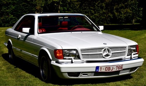 1989 Mercedes benz 560 sec Carat Duchatelet SOLD