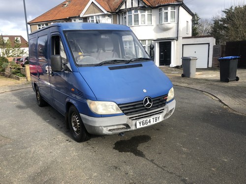 2001 One owner from new, low miles Mercedes Sprinter  SOLD