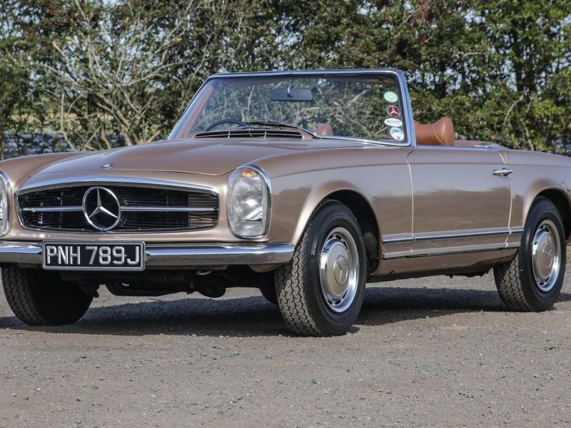 Unique 1971 RHD 280SL in Sand Beige Metallic