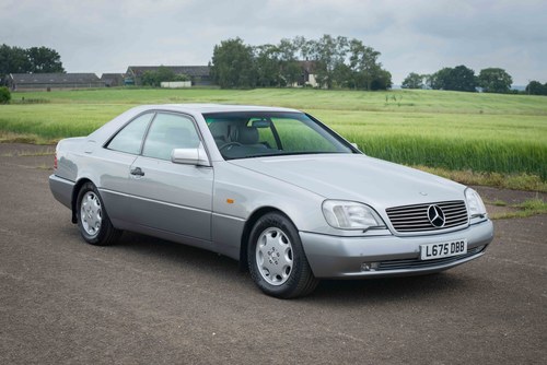 1993 Mercedes W140 S500 Coupe - 46k Miles FSH - Silver/Grey VENDU