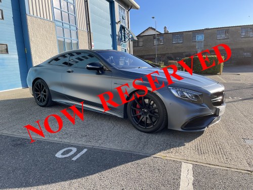 2014 S-Class 5.5L BiTurbo S63 V8 AMG Coupe 2dr 585 Bhp SOLD