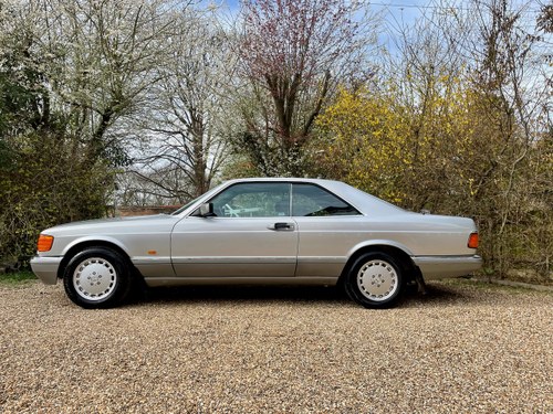 1992/J Mercedes 500 SEC W126 coupe. 98k miles. FSH.