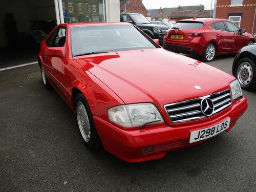 1992 300SL 24V Convertible Automatic .Signal Red SOLD