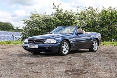 1997 Mercedes-Benz SL500 (R129) Azurite Blue with Beige Leather SOLD