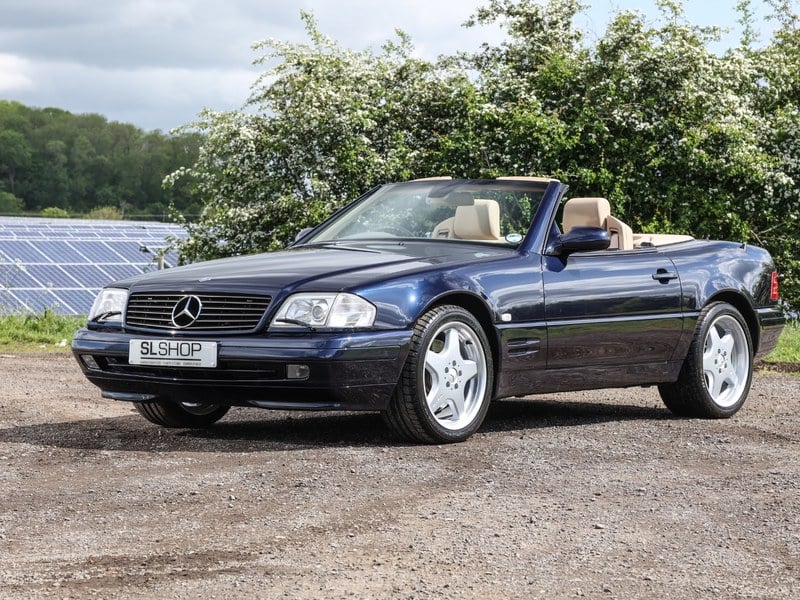 Mercedes-Benz SL500 (R129) Tanzanite Blue with Mushroom
