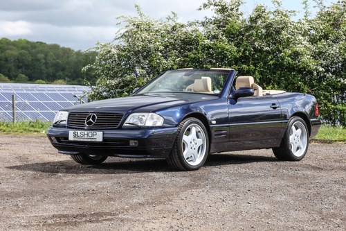 1997 Mercedes-Benz SL500 (R129) Tanzanite Blue with Mushroom VENDUTO