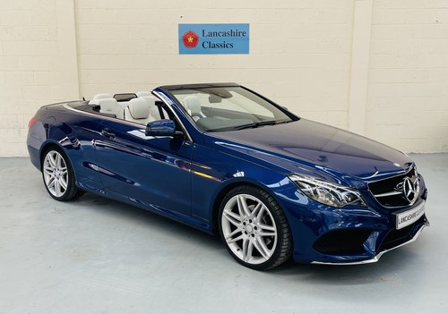 2016 Mercedes E220d AMG Line Edition Convertible SOLD