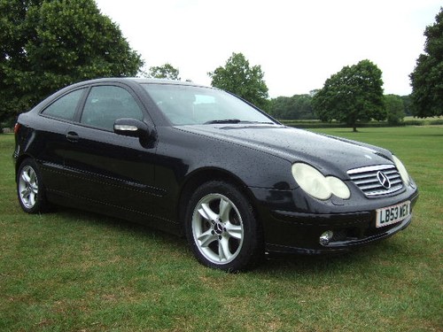 2004(53) Mercedes C230K Sport Coupe SE only 56500 miles For Sale