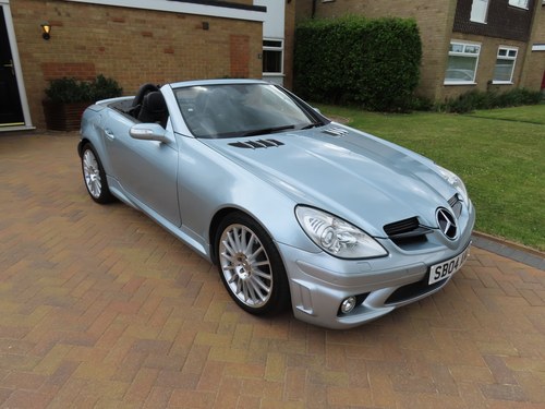 2004 A super-low mileage Mercedes SLK 55 AMG with 25,535 miles For Sale