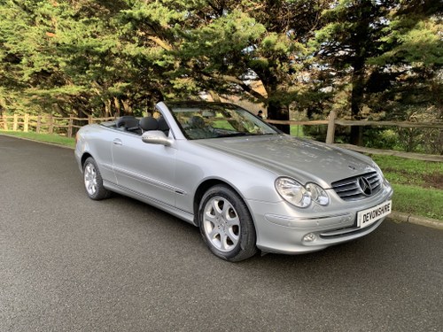 2004 Mercedes Benz CLK320 V6 Petrol Convertible ONLY 23000 MILES SOLD