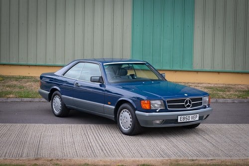 1988 Mercedes C126 500SEC - Blue/Grey - Last Owner 30 Years For Sale