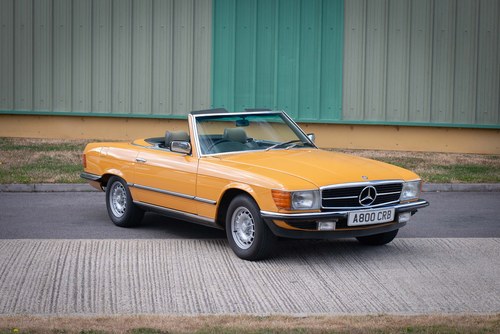 1983 Mercedes R107 380SL - Apricot/Green - Fantastic History SOLD