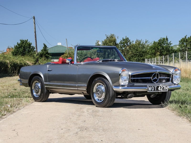 Restored 280SL Pagoda in Anthracite Metallic by SLSHOP