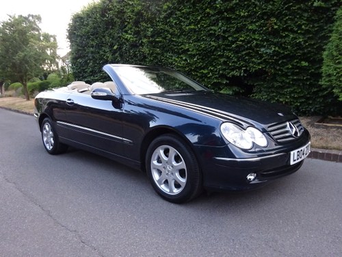 2004 MERCEDES-BENZ CLK320 ELEGANCE CABRIOLET NOW SOLD A vendre