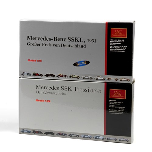 Lot 177 - two boxed Mercedes-Benz SSK and SSKL scale models In vendita all'asta