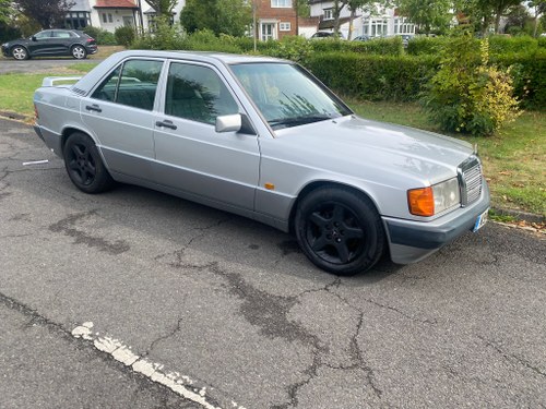 1993 Mercedes 190 Series Silver in Good Overall Condition For Sale