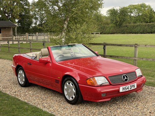 1991 Mercedes SL300 Auto with hardtop VERKAUFT