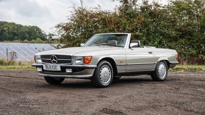 Mercedes 420SL (R107) in Smoke Silver with 23,000 Miles