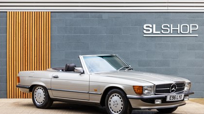 Mercedes 420SL (R107) in Smoke Silver with 23,000 Miles
