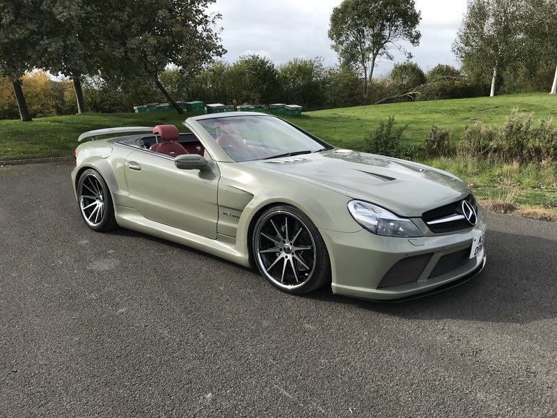 Mercedes SL55 AMG with SL65 Black Edition Conversion