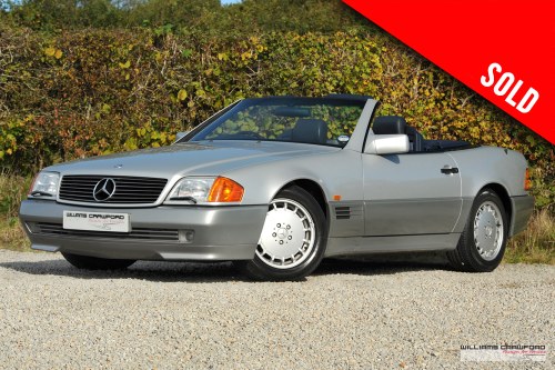 1990 Mercedes Benz 300 SL auto (low miles, one family) SOLD