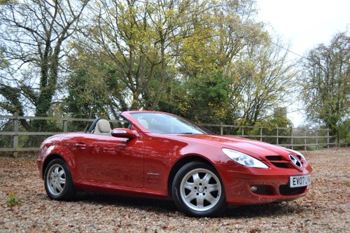 2007 Mercedes SLK 2000 One Lady owner, 20,000 miles from new SOLD