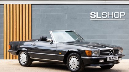 Black Mercedes-Benz 420SL with Black Leather