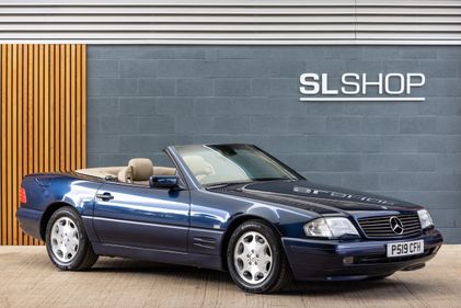 Mercedes SL500 in Azurite Blue with Beige Leather