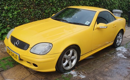2000 Mercedes SLK Class Yellow semi automatic, 5 speed Right Hand Drive ...
