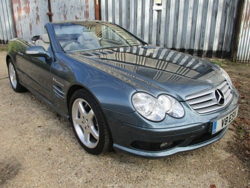 2002 Mercedes Benz SL55 AMG. One owner. low mileage. SOLD