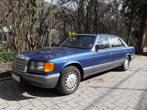 1985 well maintained and rustfree MB 500 SEL, el. sunroof, MOT VERKOCHT