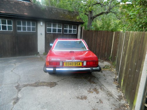 1987 Mercedes 560 sl