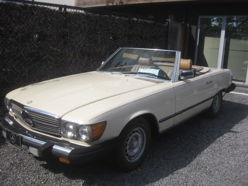 1985 Mercedes 380 SL R107 Roadster Ivory White Metalic + History Kaufen Bei