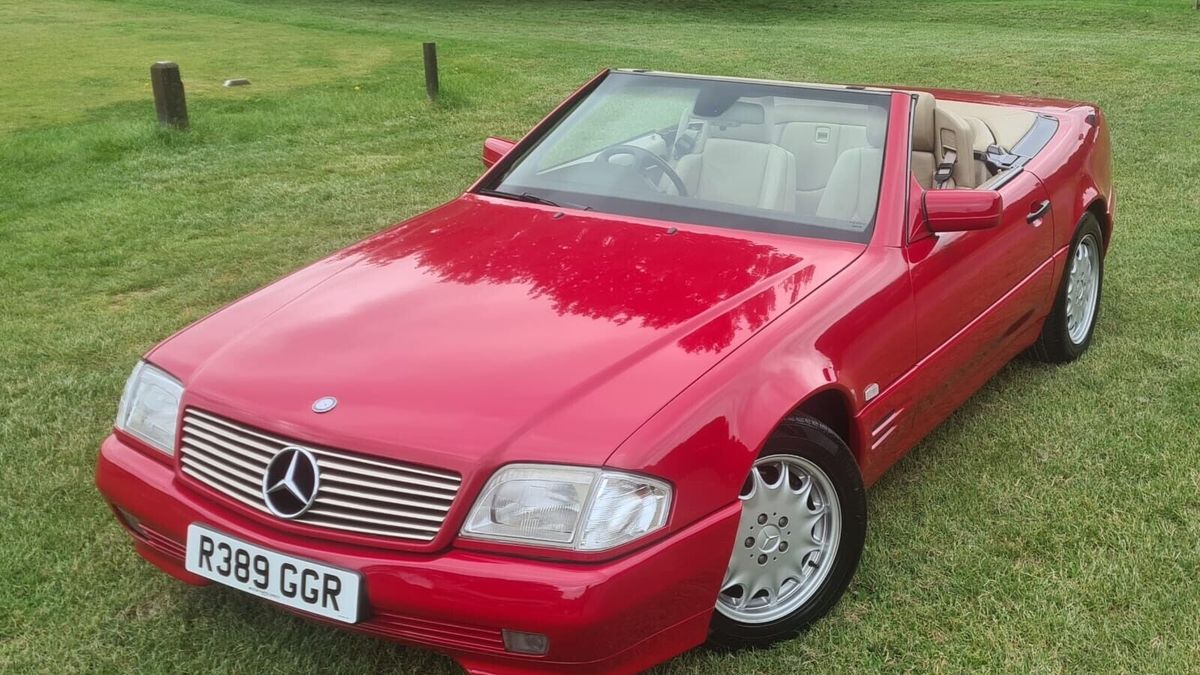 1997 Mercedes Sl500 R129 - Fully restored Red Automatic, 5 speed Right ...