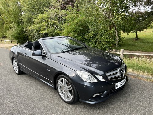 2010 Mercedes Benz E350 CDi Sport Convertible Only 39000 Miles VERKOCHT