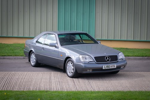 1994 Mercedes C140 S600 Coupé - 38k Miles, FSH - Grey/Black For Sale