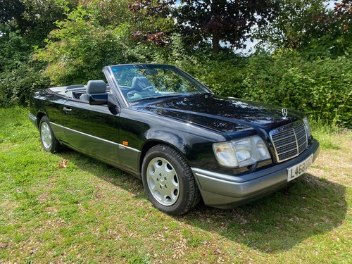 1993 MERCEDES-BENZ E320 CABRIOLET SPORTLINE W124 WITH 58K MILES SOLD