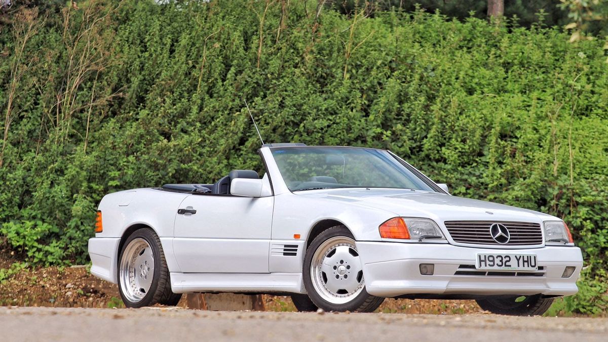 MERCEDES 500 SL 32 CONVERTIBLE CABRIOLET vert 1/18 REVELL voiture miniature coll MERCEDES 500 SL 32 CONVERTIBLE CABRIOLET vert 1/18 REVELL voiture miniature coll