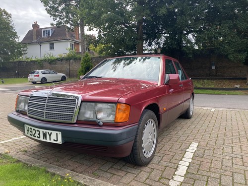 1990 Mercedes 190e 2.6 MB service history