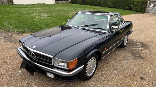 Picture of 1989 Mercedes 300 SL Auto R107 midnight blue hard top cover - For Sale