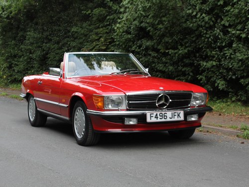 1989 Mercedes-Benz 420SL-65500 miles, FSH, exceptional & original In vendita