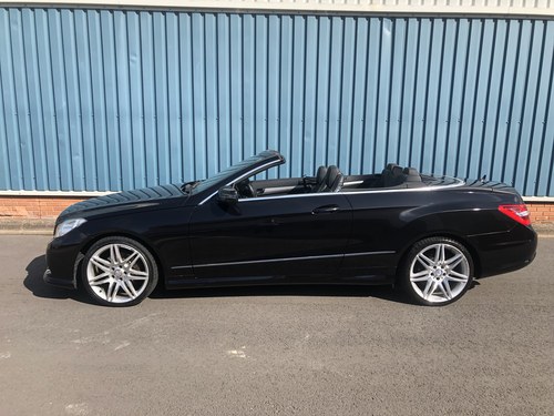2013 Low mileage stunning Black Mercedes E250 CDI Cabriolet SOLD