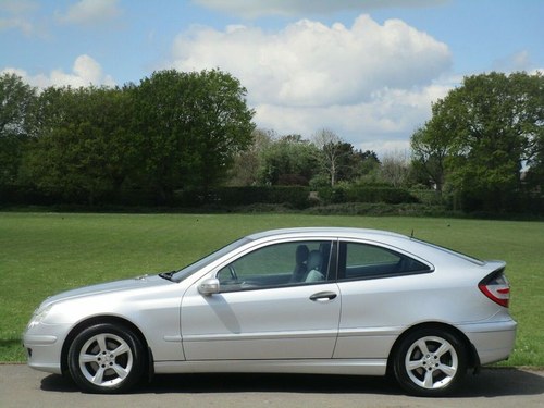 2004 MERCEDES C180 SE COUPE.. ONE OWNER.. ONLY 34K MILES.. FSH.. SOLD