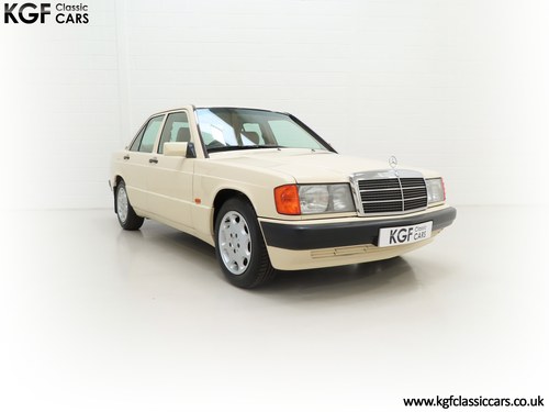 1992 A First-Class Mercedes-Benz 190E (W201) Auto with 29 Stamps SOLD