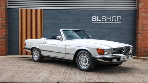 Picture of 1983 Mercedes Benz R107 280SL White with Blue Leather - For Sale