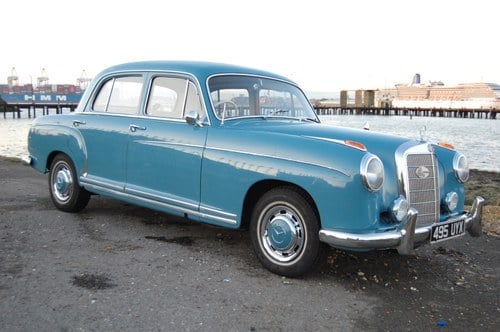 1958 MERCEDES 220S PONTON For Sale by Auction