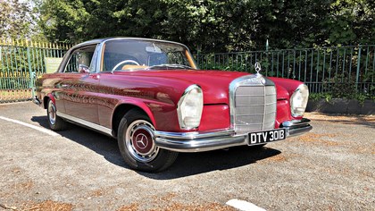 1964 MERCEDES W111 220 SEB COUPE. UK CAR RHD.