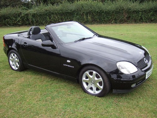 1998(S) Mercedes SLK230 Kompressor Mk1 Obsidian Black À venda