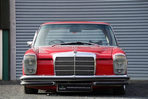1972 W114 W115 Mercedes 220D - Signal Red, Air Suspension For Sale